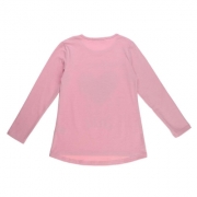 Bluza cu paiete - roz pudrat copii