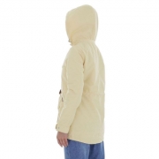 Geaca subtire cu gluga - lightyellow dama