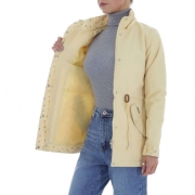 Geaca subtire cu gluga - lightyellow dama