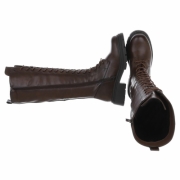 SchnA?rstiefel - brownpu dama
