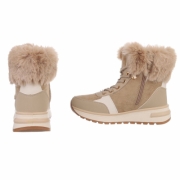 SchnA?rstiefeletten - kaki dama