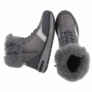 SchnA?rstiefeletten - gri dama