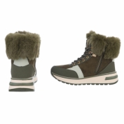 SchnA?rstiefeletten - verde dama