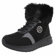 SchnA?rstiefeletten - negru dama