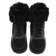SchnA?rstiefeletten - negru dama