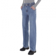Blugi Relaxed Fit Laulia - albastru dama