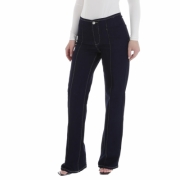 Blugi Relaxed Fit Laulia - DK.albastru dama