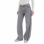 Blugi Relaxed Fit Laulia - gri dama