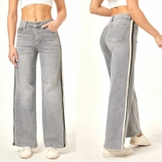Blugi Relaxed Fit Laulia - gri dama