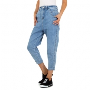 Blugi Relaxed Fit M.Sara - albastru dama