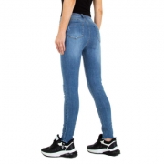 Blugi Skinny Colorful Premium - albastru dama
