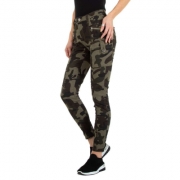 Blugi Skinny - Daysie   verde military dama