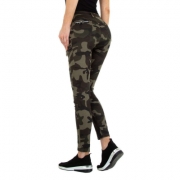 Blugi Skinny - Daysie   verde military dama