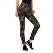 Blugi Skinny - Daysie   verde military dama