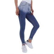 Blugi Skinny Gollop - albastru dama