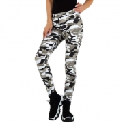 Blugi Skinny M.Sara - camuflaj dama