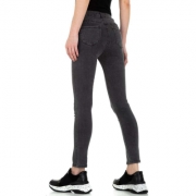 Blugi Skinny M. Sara denim - gri dama