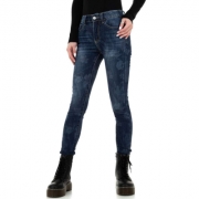 Blugi Skinny Redial denim Paris - albastru dama