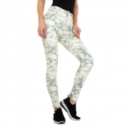 Blugi talie inalta - Daysie   verde dama