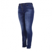 Blugi talie inalta Gallop - albastru dama