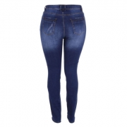 Blugi talie inalta Gallop - albastru dama