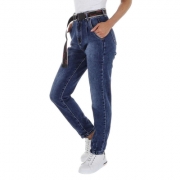 Blugi mom fit - DK.albastru dama