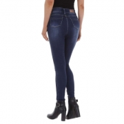 Blugi talie inalta GALLOP - DK.albastru dama