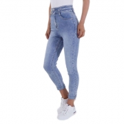 Blugi talie inalta Gallop - L.albastru dama