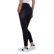 Blugi talie inalta Gallop - negru dama