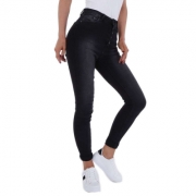 Blugi talie inalta Gallop - negru dama