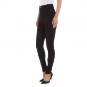 Blugi talie inalta GALLOP - negru dama