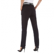 Blugi talie inalta GALLOP - negru dama
