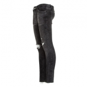 Blugi skinny talie inalta - negru dama