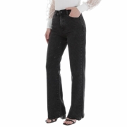 Blugi talie inalta Laulia - negru dama