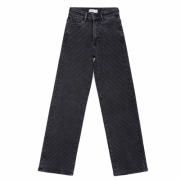 Blugi talie inalta Laulia - negru dama