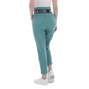 Blugi talie inalta M.Sara - verde dama