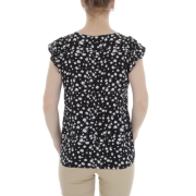Bluza cu imprimeu - negru dama