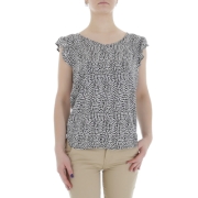 Bluza cu imprimeu - negru dama