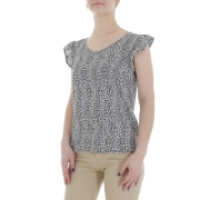 Bluza cu imprimeu - negru dama