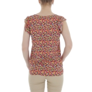 Bluza cu imprimeu - portocaliu dama