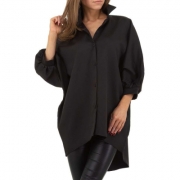 Bluza lunga - JCL   negru dama