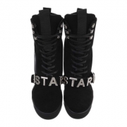 Botine cu platforma - negru dama