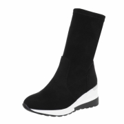 Botine cu platforma - negru dama