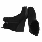 Botine cu platforma - negru dama