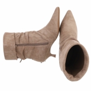 Cizme clasice - khakisuede dama