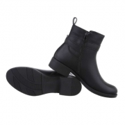 Cizme clasice fara toc - negru dama