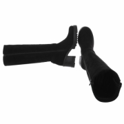 Cizme cu toc inalt - blacksuede dama