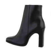 Botine elegante cu toc - negru dama