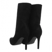 Botine cu toc subtire - negru dama