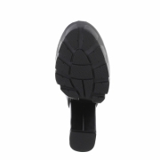 Cizme toc gros - negru dama